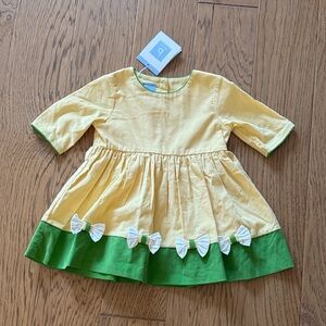 Corduroy Bella Bliss Dress With Beautiful Bow Details!